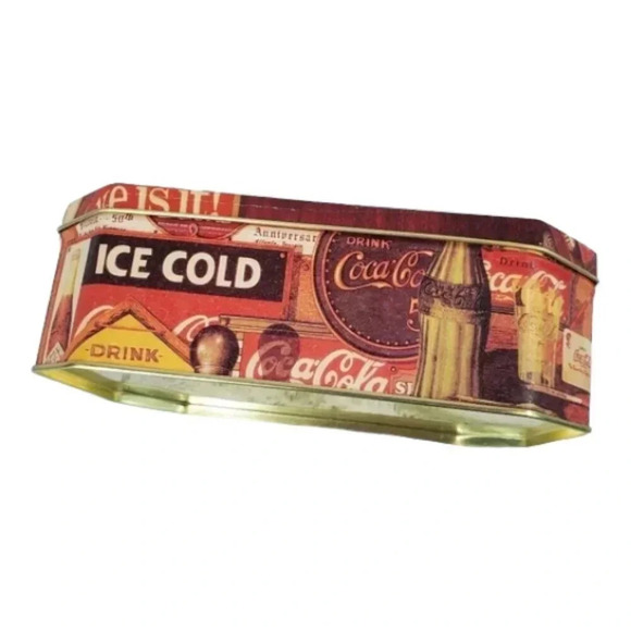 1997 Coca Cola Sports Work Bench Tin Coca Cola 90s Vintage Collectible Tin Box64 - Picture 5 of 10